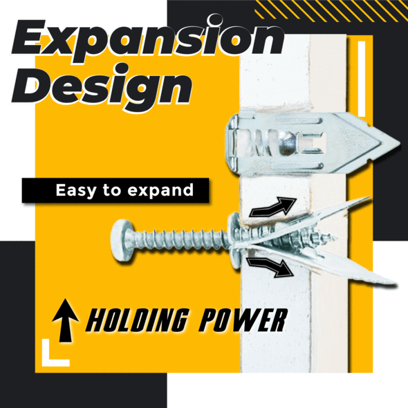 WallViper - Drywall Anchors & Screws Kit