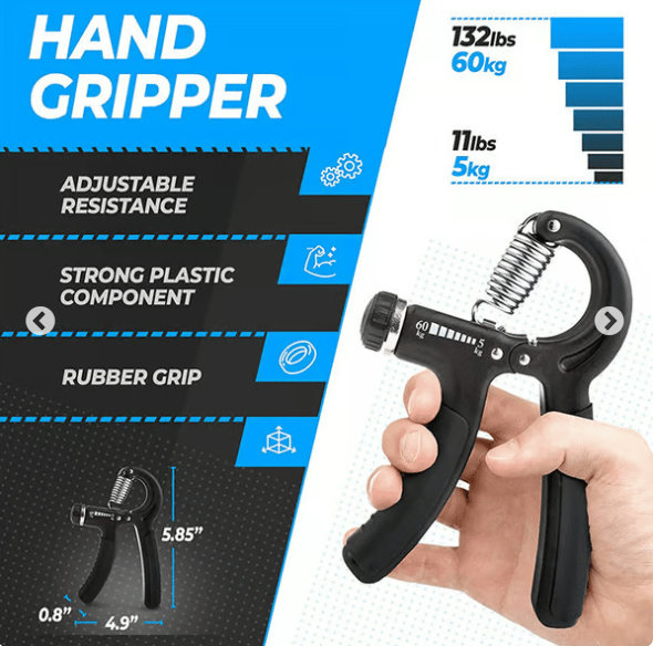 GripForge – Portable Hand Strengthener Kit