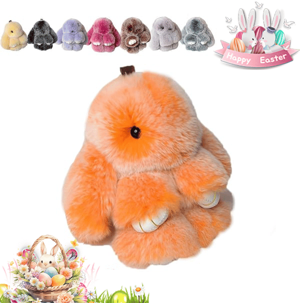 HopCharm – Cute Plush Bunny Keychain