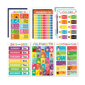 BrightLearn – Vibrant Educational Wall Posters Set