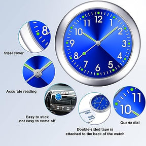 RetroTick – Luminous Vintage Mini Clock Decor