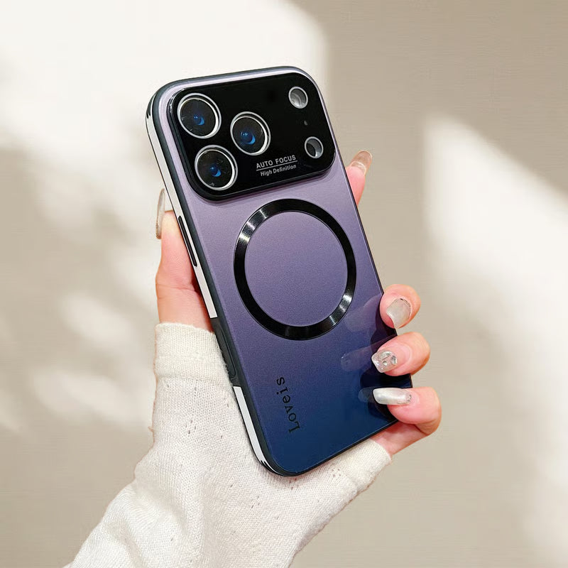 VistaVibe – Aesthetic Gradient Glass Armor Case
