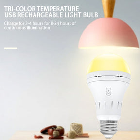 BrightEase – Rechargeable LED Bulb with Remote Control