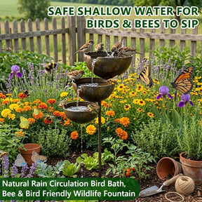 RainHaven – Rain Catcher Bird Bath