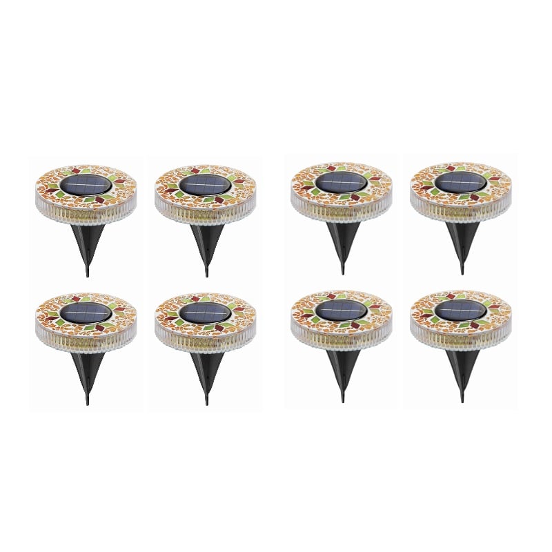 NightMosaic – Waterproof Solar Pathway Lights