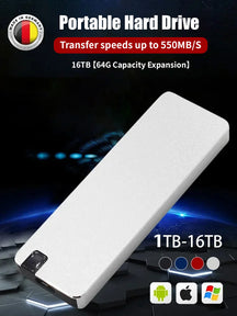 SteelVault – 16TB Expandable Metal Hard Drive