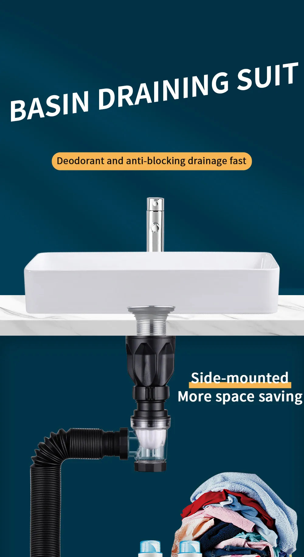 FlowFlex – Adjustable Sink Drain Pipe