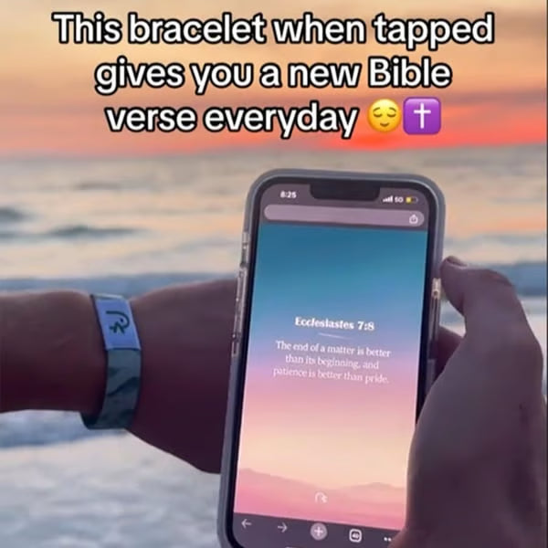 FaithLink | NFC-Enabled Scripture Bracelet