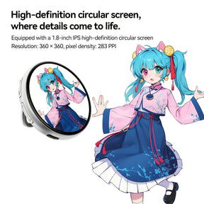 PixelPin – Digital Badge Photo & GIF Display Screen Pin