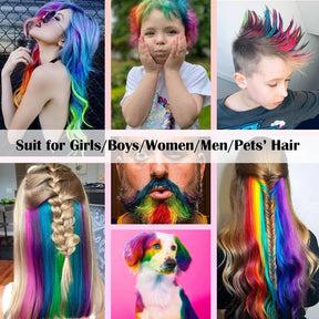 VibeColor - Hair Chalk Comb – Creative Style Kit