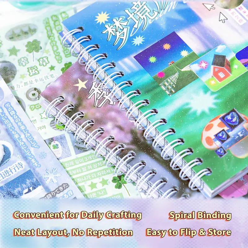 AuraDream – Surreal Aesthetic Sticker Art Book