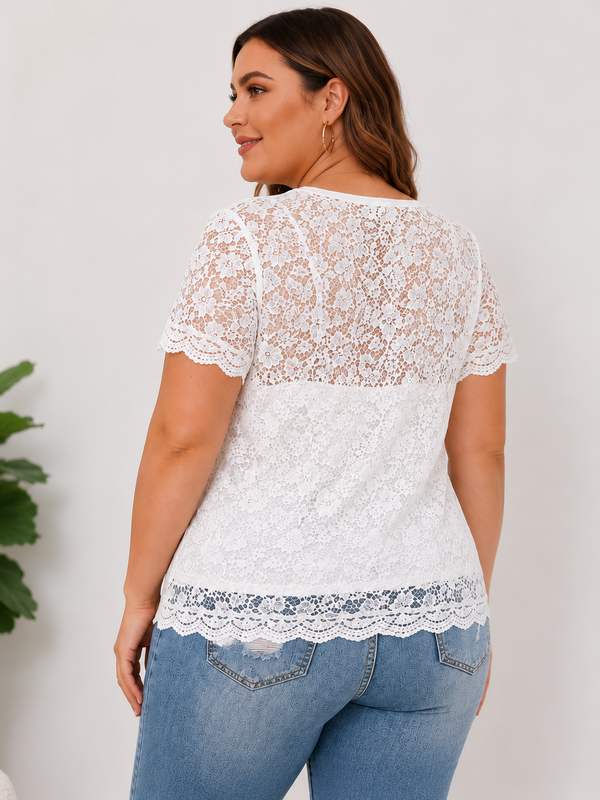 DenimBloom –  High Waist Cropped Denim Jeans