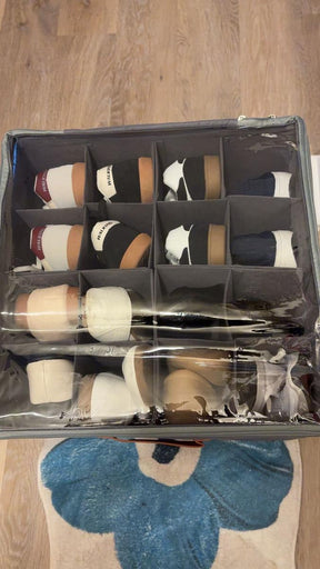 ShoeNest – Foldable Fabric Shoe Organizer Boxes