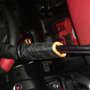 DriveDefender | Seat Belt + Steering Wheel Car Lock System