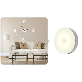 TimeVista – 3D Luminous Acrylic Wall Clock Set