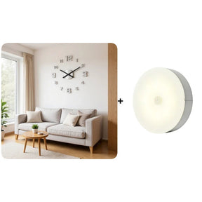 TimeVista – 3D Luminous Acrylic Wall Clock Set