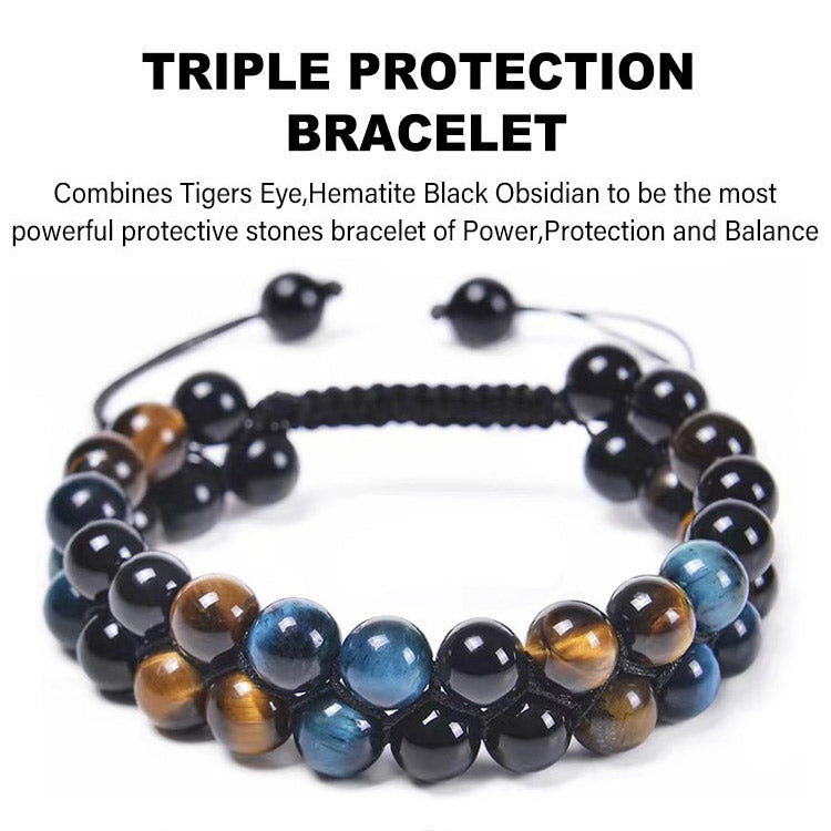 TriGuard – Triple Protection Stone Bracelet
