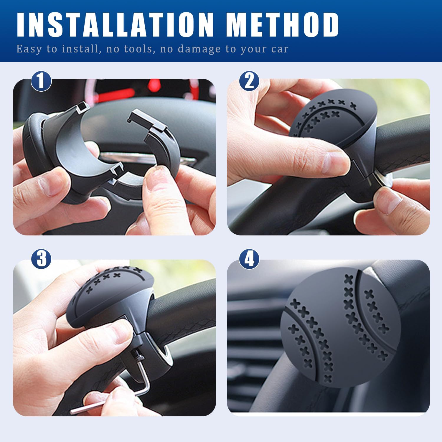 AutoGrip – Smooth Control Steering Wheel Booster