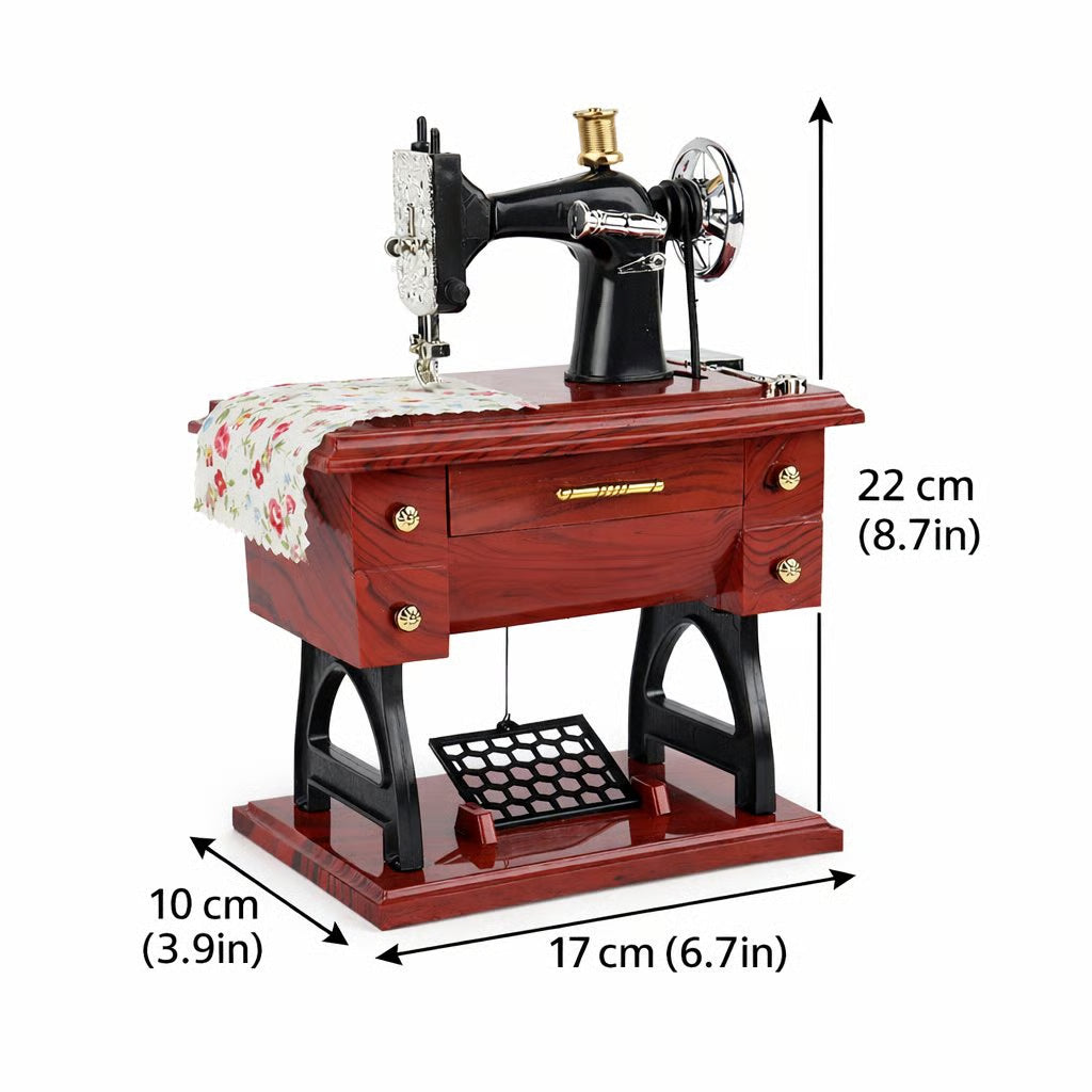 MelodyCraft – Nostalgic Sewing Machine Music Box
