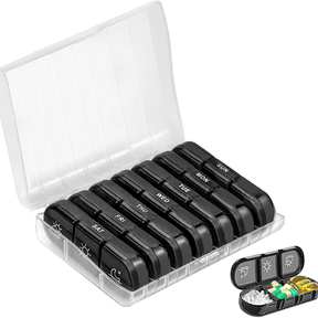 SafeSnap – 7-Day Portable Pill Organizer