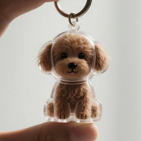 ForeverPaw – Pet Hair Memorial Keepsake Keychain