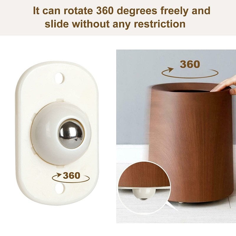 RollFix – Stainless Steel Adhesive Universal Wheel