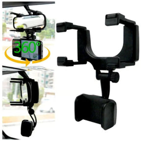 FlexMount – Rotatable Rearview Mirror Phone Holder