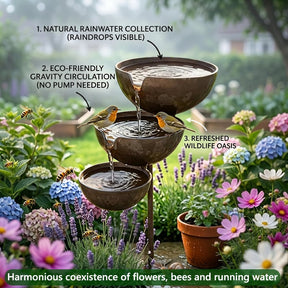RainHaven – Rain Catcher Bird Bath