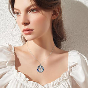 CelestiaTree – Elegant Mother’s Day Crystal Necklace