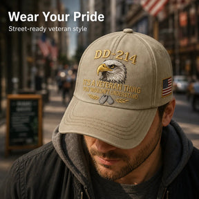 HonorWear – 3D Embroidered Veteran Cap