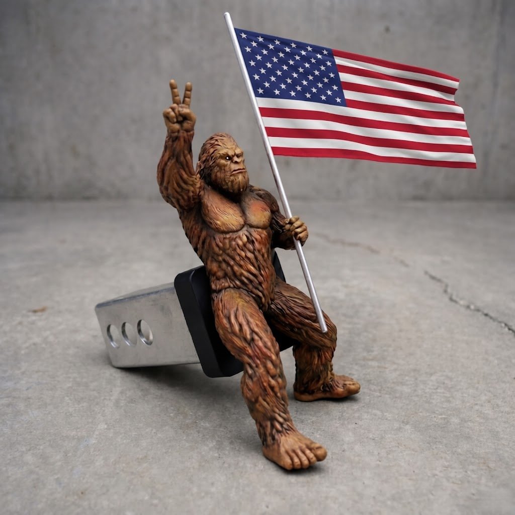 IronPatriot – Bigfoot Style Trailer Hitch Cover
