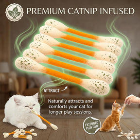 CatJoy Max – Swabs Large Size Cat Toys with Catnip