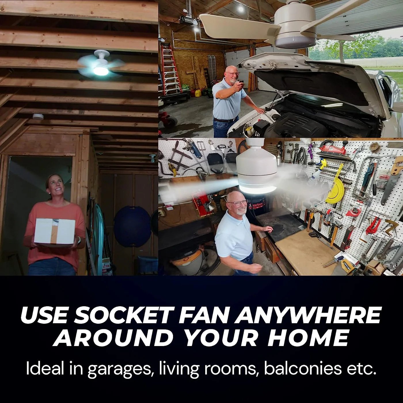 SmartBreez PRO | 2-in-1 Ceiling Fan & LED Light