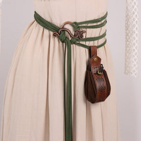 NordicForge – Viking Braided Leather Belt Set