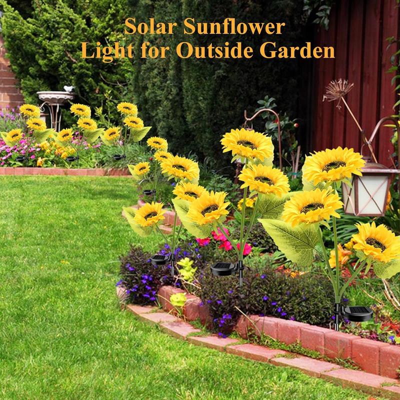 GlowPetal – Solar Sunflower Outdoor Garden Lights