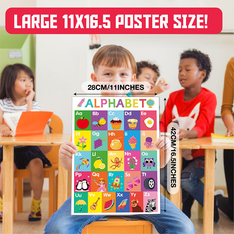 BrightLearn – Vibrant Educational Wall Posters Set
