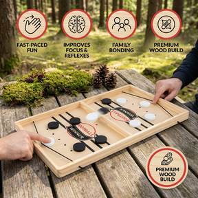 SnapPlay – Fast Action Wooden Game Set
