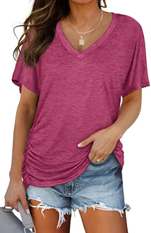 LunaFlow – V-Neck Loose Fit Top