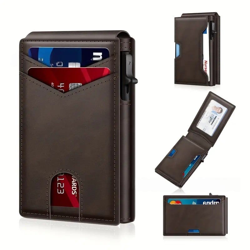 VaultFlex – Slim RFID Blocking Aluminum Card Holder Wallet