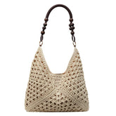 PalmAura - Straw Shoulder Bag