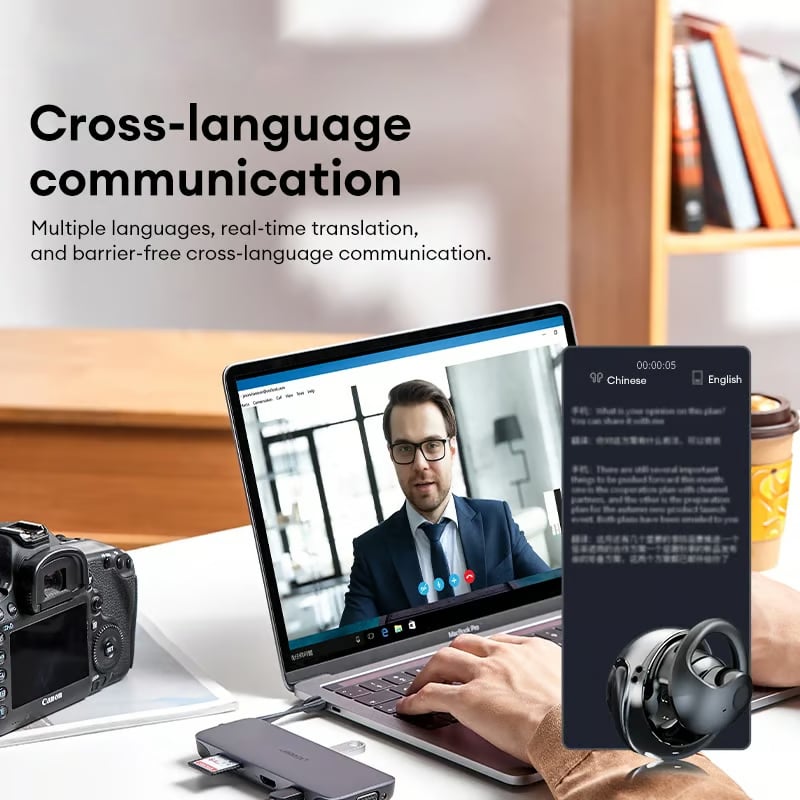 LinguaWave – Real-Time Language Translator Earbuds