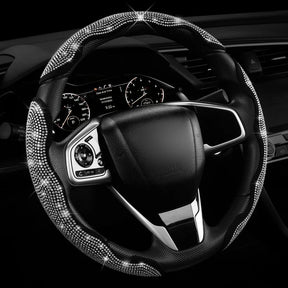 LuxiDrive – Crystal Studded Steering Wheel Cover