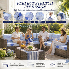 PatioLuxe – Stretch Seat Cushion Cover