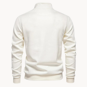 Lennox Mock Neck Zip Sweater | Lupi