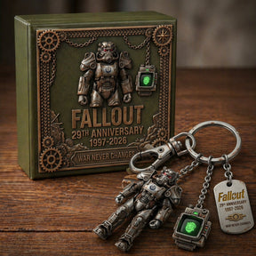 NukaRelic – Fallout Collectible Charm Keyring