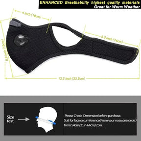 AirGuard – Reusable Carbon Filter Dust Mask