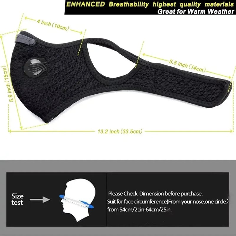 AirGuard – Reusable Carbon Filter Dust Mask