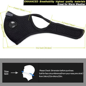 AirGuard – Reusable Carbon Filter Dust Mask