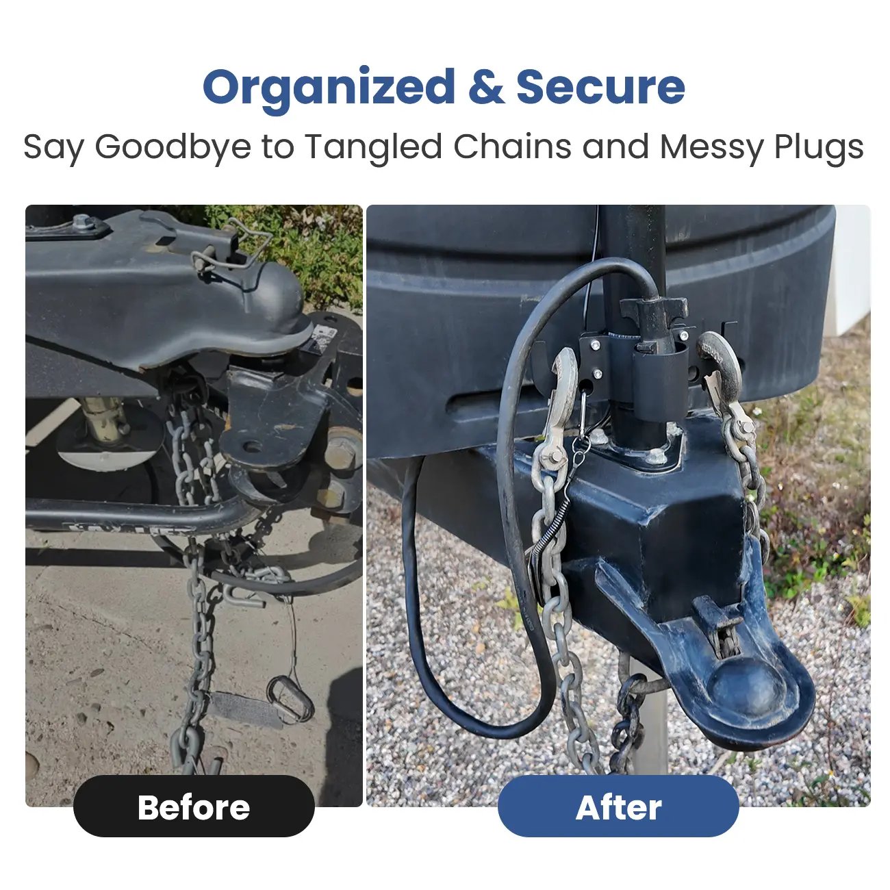 SafeHaul – RV Chain & Plug Storage Solution