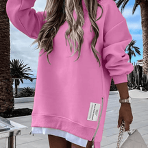AuraWear – Comfortable Long Sleeve Pullover Casual Dress